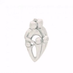 Sterling Silver 'Family' Pendant - Two Parents, Three Children Sterling Silver 'Family' Pendant - Two Parents, Three Children